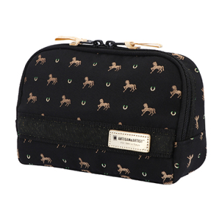 ピルーエット スロープシェイプ・ポーチ(6WP-PR110H)(BLK)