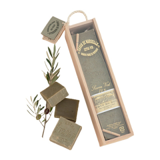 マルセイユ石けんビッグバー 木箱入り