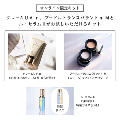 UVケアキット(クレームUV n ＆ プードルトランスパラントn M(スモール