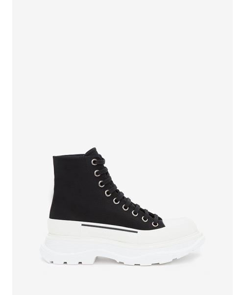 AlexanderMcQUEEN Tread Slick ブーツ ブラック/ホワイト 37 AlexanderMcQUEEN Tread Slick ブーツ ブラック/ホワイト 37