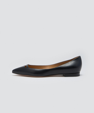 ANDREA アネッリ スムース パンプス 1.0cm BLACK