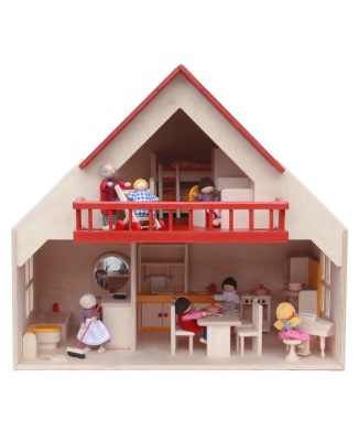 リュルケ社 バルコニー付きの家