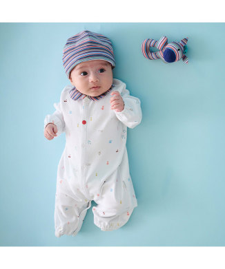 ドゥードゥル柄2WAYオールラトルセット