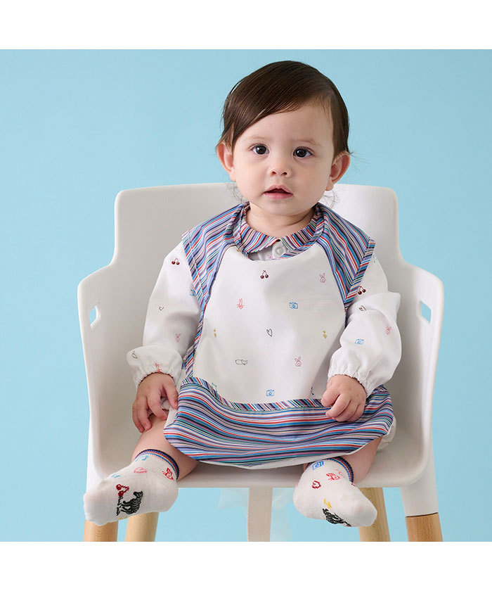 ドゥードゥル柄お食事スタイ(D25NC013)｜阪急百貨店公式通販サイト