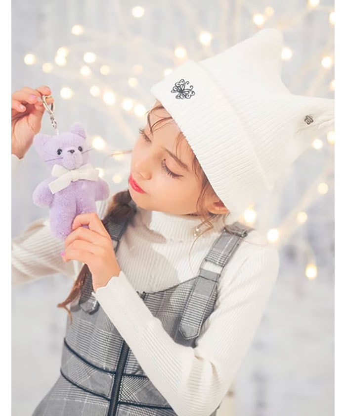 GIFTBOX付】ニット帽＋猫チャームSET(D25NC020)｜阪急百貨店公式通販