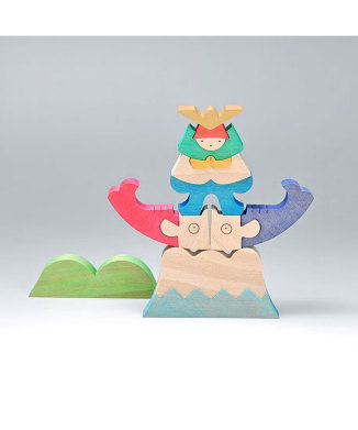 富士山の上の兜童子