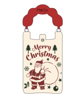 M＆Co. ニットスマホポシェット(サンタ)