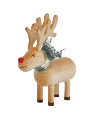 NORDIKA nisse トナカイ ブラウン マフラー