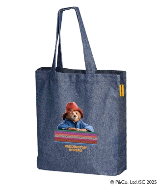 デニムバッグラージ ペルー柄