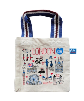 ショッピングバッグ LONDON柄 オリジナル
