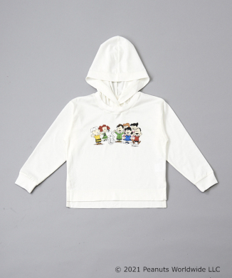 【COMME CA FILLE(snoopy)】フード付き長袖Tシャツ