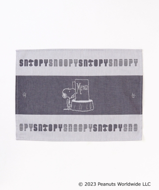 【Garnier-Thiebaut(snoopy)】ビストロナプキン MENU(アントラシットA)