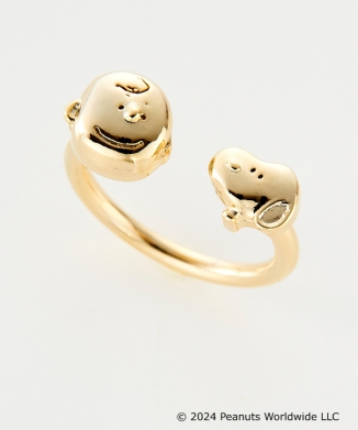 Snooppy＆Charlie Brown ring