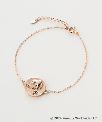 K10PG SNOOPY ROUND BRACELET