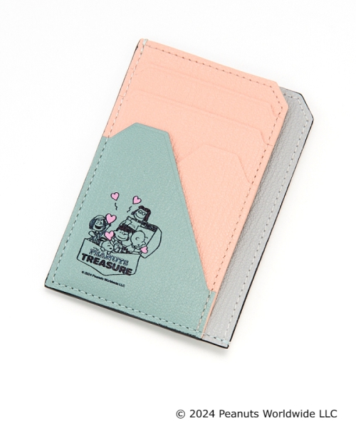 PEANUTS(snoopy) 【L'arcobaleno(snoopy)】ミニウォレット ピンク F PEANUTS(snoopy) 【L'arcobaleno(snoopy)】ミニウォレット ピンク F