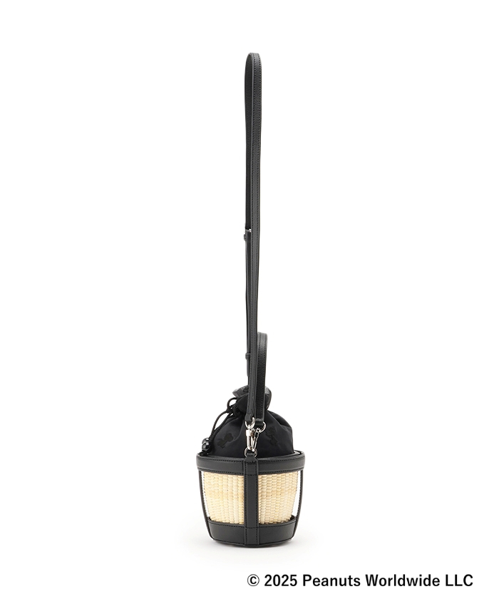 9月中旬お届け予定]スヌーピーナンタケットバスケット(レザー