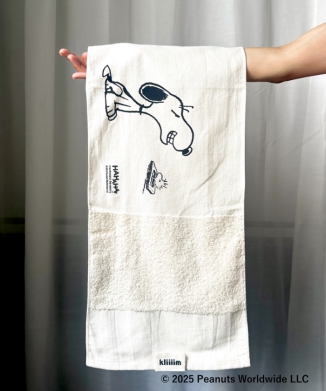 【kliiiim(snoopy)】kliiiim NEW ONSEN TOWEL 凸 SNOOPY