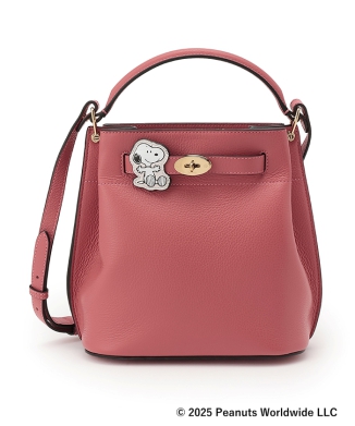 [約3か月後お届け予定]Mulberry ｜ PEANUTS バッグ イズリントン バケット