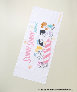 [10月中旬頃お届け予定]注染手ぬぐい SUNNY SUNNY PEANUTS ヨコ