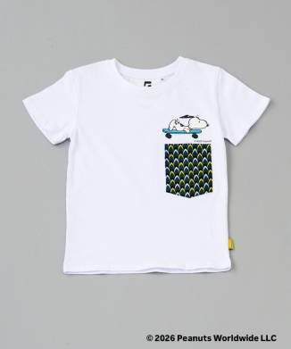 [10月中旬～下旬頃お届け予定]ポケットTシャツ skateboard