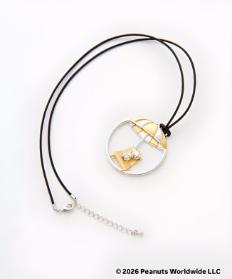 [9月下旬頃お届け予定]SNOOPY GLASS HOLDER NECKLACE