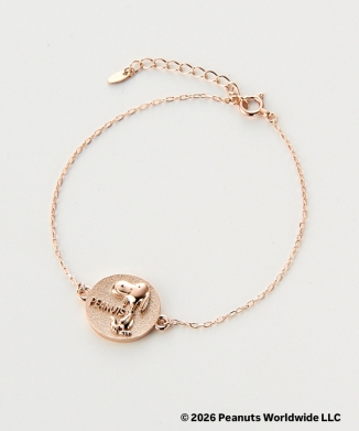 K10PG SNOOPY ROUND BRACELET