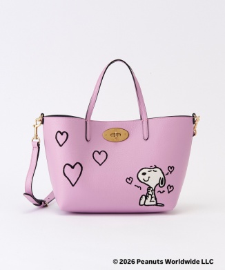 [11月下旬頃お届け予定]Mulberry | PEANUTS ミニ ベイズウォーター トート