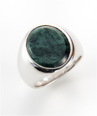 THE OVAL GREEN MARBLE