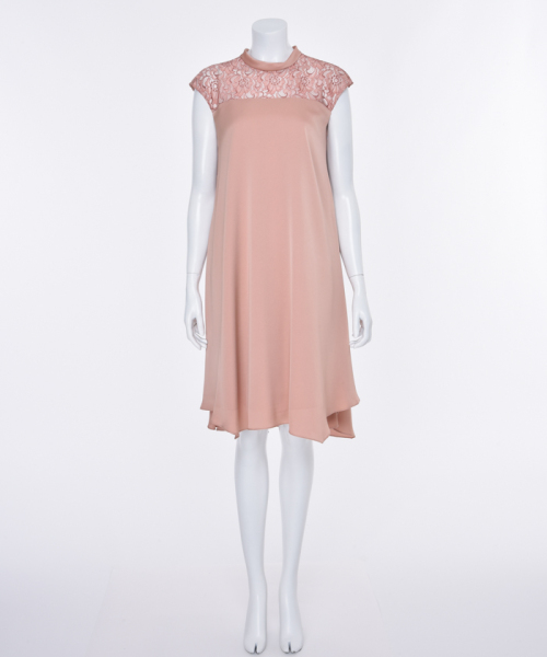 PREFERENCE 【PREFERENCE】Aラインイレギュラーヘムドレス ピンク 38 PREFERENCE 【PREFERENCE】Aラインイレギュラーヘムドレス ピンク 38