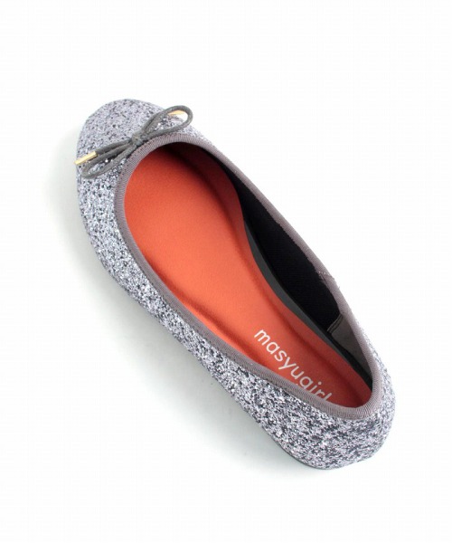Masyugirl 4e幅広 大きいサイズ シンプルリボンバレエシューズ F19d0041 レディースファッション 阪急百貨店公式通販 Hankyu Fashion