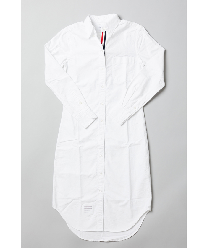 THOM BROWNE】クラシックボタンダウン ニーレングス シャツ THOM BROWNE】クラシックボタンダウン ニーレングス シャツ