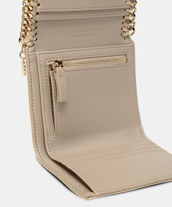 新着【Stella McCartney】ファラベラスモールフラップウォレット Women ブラック ファラベラ スモール フラップ ウォレット