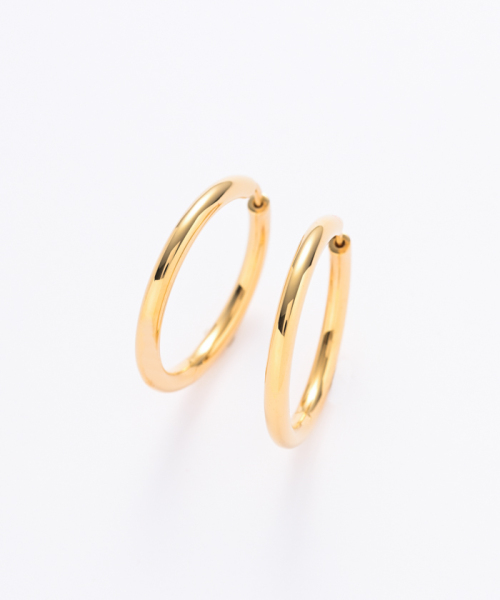 TOMWOOD Classic Hoops Large Gold GOLD F TOMWOOD Classic Hoops Large Gold GOLD F