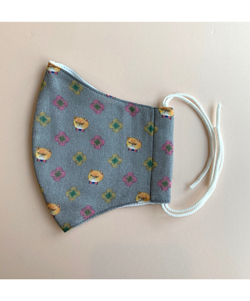 Mannine コットンガーゼマスク Hotate Flower Eki Gray F211i003 レディースファッション 阪急百貨店公式通販 Hankyu Fashion