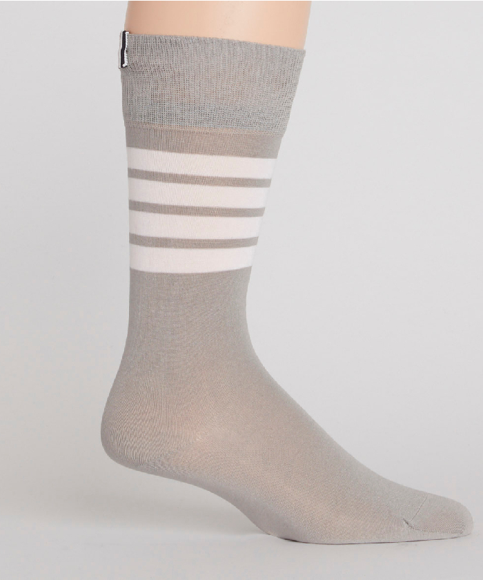 THOM BROWNE】4BAR ストライプミッドカーフソックス(F213K093 THOM BROWNE】4BAR ストライプミッドカーフソックス(F213K093