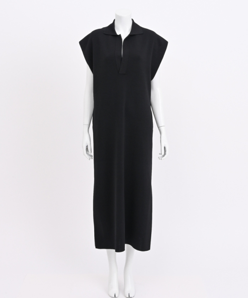 Auralee Wool Recycle Poyester High Gauge Rib Knit Skipper One Piece F213s091 レディースファッション 阪急百貨店公式通販 Hankyu Fashion