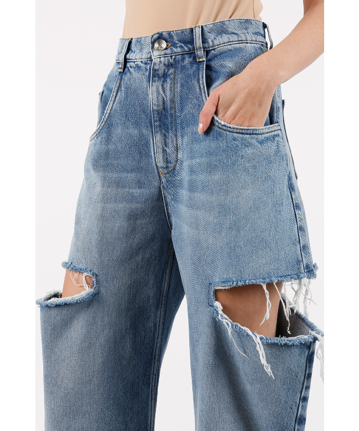 デニムジーンズスラッシュディテール(F216K025)|阪急百貨店公式 デニムジーンズスラッシュディテール(F216K025)|阪急百貨店公式