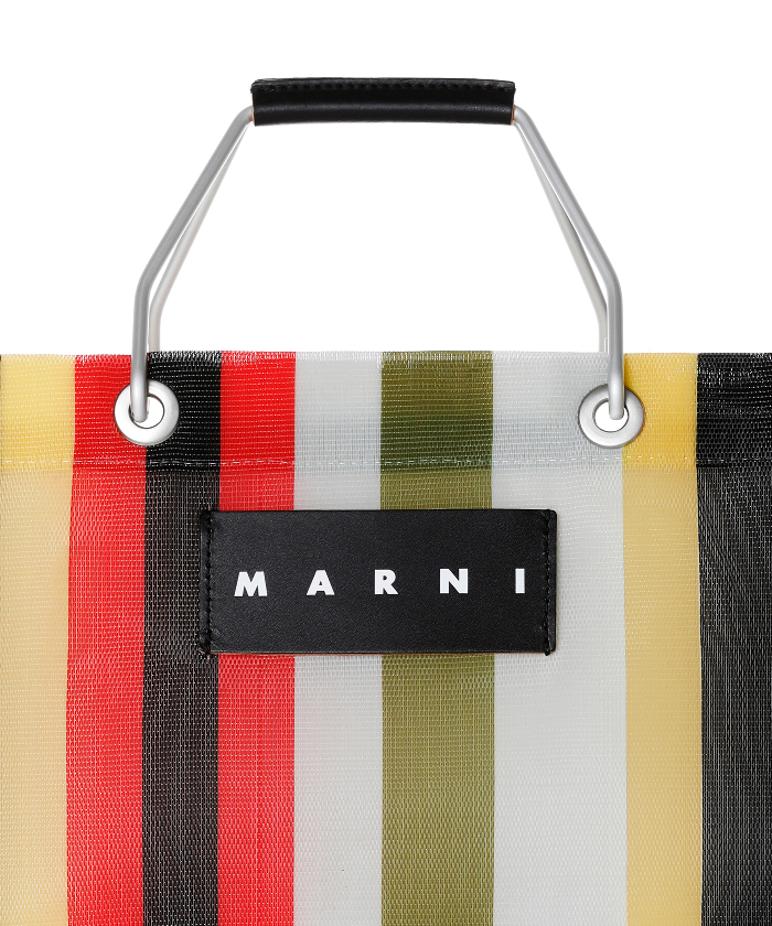MARNI ストライプバッグ MARNI マルニフラワーカフェ トートバッグ ストライプバッグ