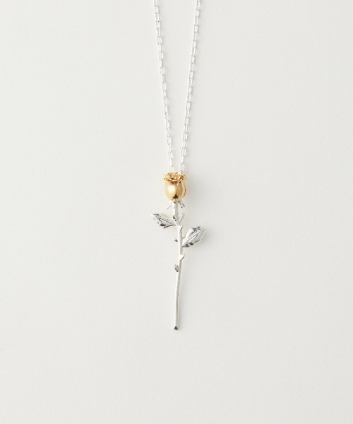 AMBUSH　ROSE CHARM NECKLACE