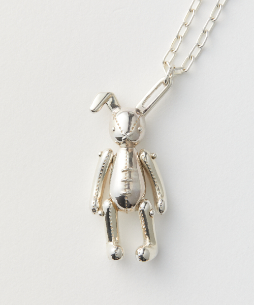 AMBUSH バニーチャームネックレス Silver Free AMBUSH バニーチャームネックレス Silver Free