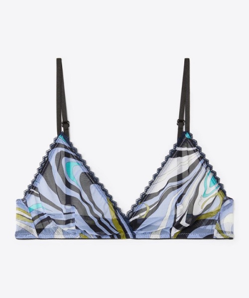 Emilio Pucci Ondeプリント チュールブラレット F221k169 レディースファッション 阪急百貨店公式通販 Hankyu Fashion