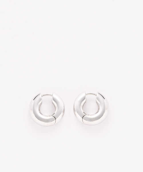 TOMWOOD Chunky Hoops SILVER F TOMWOOD Chunky Hoops SILVER F