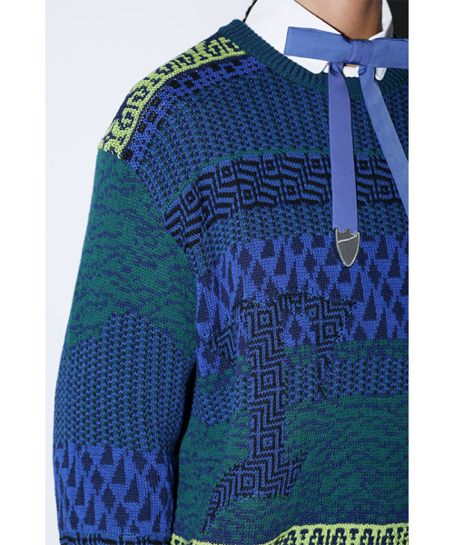 【TOGA PULLA】Jacquard knit pullover(F22DA069)｜阪急百貨店公式通販サイト｜阪急百貨店オンラインストア