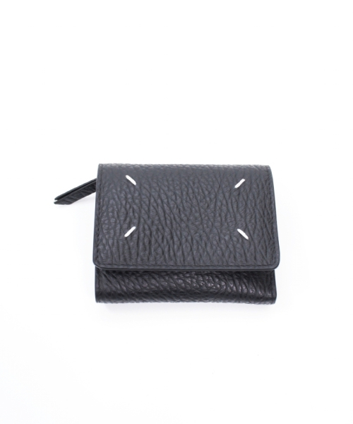 MaisonMargiela スリーフォールド ウォレット ブラック UNI MaisonMargiela スリーフォールド ウォレット ブラック UNI