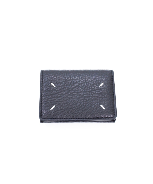 MaisonMargiela スリーフォールド ウォレット ブラック UNI MaisonMargiela スリーフォールド ウォレット ブラック UNI