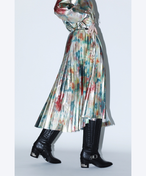 【TOGA PULLA】Metallic print skirt(F236A023)｜阪急百貨店公式通販サイト｜阪急百貨店オンラインストア