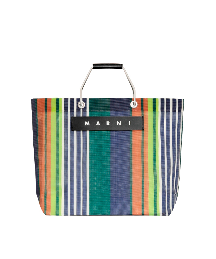 最終価格‼️阪急購入MＡRＮＩマルニフラワーマーケット　バックストライプ ストライプバッグ［25/12/11(木)20:00販売開始予定］(F236K002)｜阪急