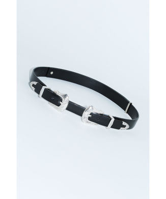 【TOGA TOO】Double buckle belt
