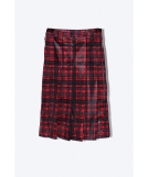 【TOGA PULLA】Mesh print pleats skirt