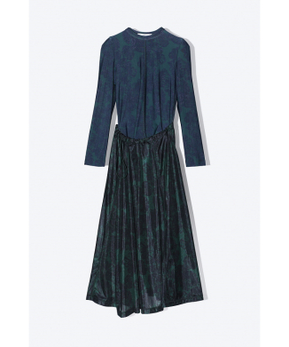 【TOGA PULLA】Tricot print dress